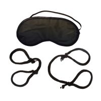 Набор "Fetish Fantasy - Silk Rope Bondage Set" (наручники, наножники и маска)