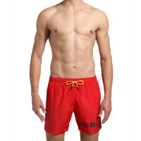 - "Men's Swim Shorts Stowable - Red" 
