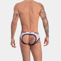 Трусы-джоки "Maxime Backless - White/Black"