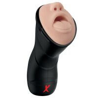 - "PDX Elite - Deep Throat Vibrating Stroker" ( ) 