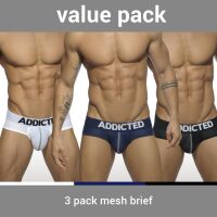 - "Mesh Briefs Push Up Three Pack" ( 3 .) 