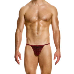 - "Glitter Tanga Briefs - Red" 