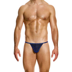 - "Glitter Tanga Briefs - Blue" 