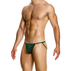 - "Glitter Jockstrap - Green" 
