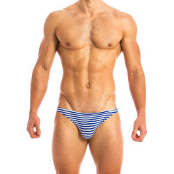 - "Marine Low Cut Briefs - Blue" 