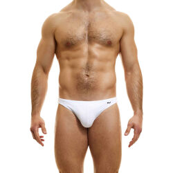 - "Peace Low Cut Briefs - White" 