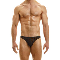 - "Pied De Poule Low Cut Briefs - Bronze" 