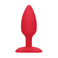   "Elegance - Glow Heating Anal Butt Plug Red" (   ) 