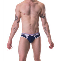 - "Younes Briefs - Navy/White" 