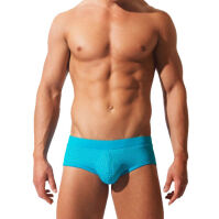 - "Full Punch Hole Briefs - Aqua" 