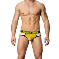 Трусы-брифы "Kentish Town - White/Yellow/Black"