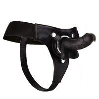   "Ouch! - Realistic 7' Strap-On Black" 