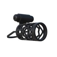    "Fantasy C-Ringz - Thick Dick Silicone Vibrating Cage" ( ) 