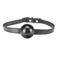 - "Lux Fetish - Silicone Ball Gag Black" 