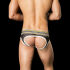 - "Backless Briefs Bond Street - Black/Yellow/White" 