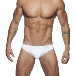 - "Basic AD Swim Briefs - White" 