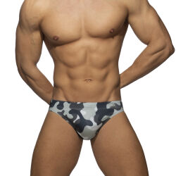 - "Basic AD Swim Briefs - Camouflage / Charcoal" 