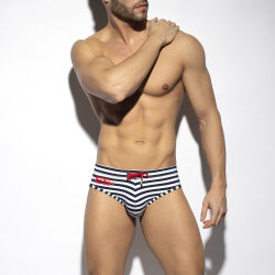- "Fantasy Swim Briefs - Navy/Sailor" 