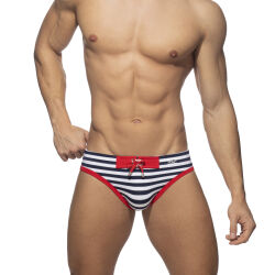 - "Sailor Swim Bikini Briefs - Red" 