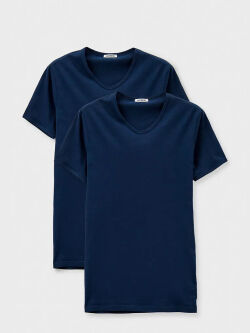  "Essential - T-shirt V-Neck Navy" ( 2 .) (. !) 