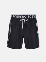 - "New Branded Elastic Medium Boardshort - Black" 