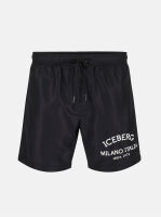 - "Milano Italia Medium Boardshort - Black" 
