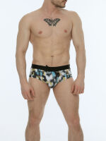 - "Swim #003 - Yellow/Blue/Black" 