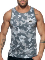 - "Washed Camo Tank Top - Camouflage / Charcoal" 