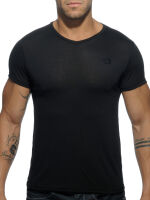  "Basic V-Neck T-Shirt - Black" 