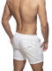 - "Basic Addicted Swim Long Short - White" 