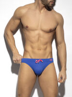 - "Pique Swim Bikini Briefs - Royal Blue" 