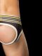 - "Backless Briefs Bond Street - Black/Yellow/White" 