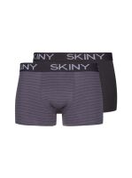 - "Cotton Stretch Trunks 2 Pack - Anthracite/Black" ( 2 .) 
