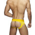 - "Bottomless Fetish Briefs - Yellow" 