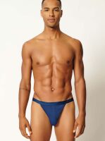 - "Cotton Rib Slim Waist Tanga Briefs 2 Pack Navy" ( 2 .) 