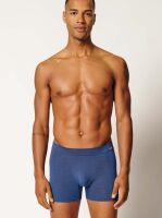 - "Cooling Deluxe Long Leg Boxers - Crown Blue Stripes" 