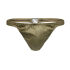 - "Leather Legacy Thong - Khaki" 