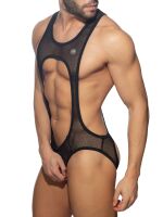   "Sexy Mesh Singlet - Black" 