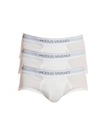 - "Staple 3-pack Fly Briefs - White" ( 3 .) 