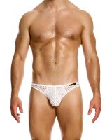 - "Mesh Through Low Cut Briefs - White" 