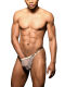 - "Unleashed Nude Mesh Ring Thong - Nude" 