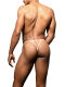 - "Unleashed Nude Mesh Ring Thong - Nude" 