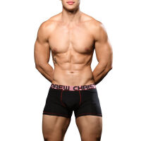 -"Almost Naked Hang-Free Cotton Boxer - Black" 