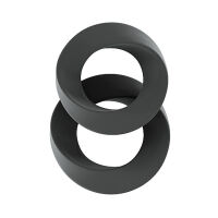 Эрекционное кольцо "Sono #24 Cockring Set Grey" (комплект 2 шт.)