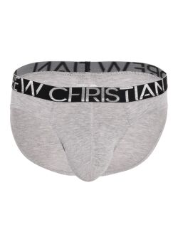 - "Happy Modal Briefs - Heather Grey" 