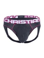 - "Almost Naked Hang-Free Locker Room Jock - Charcoal" 