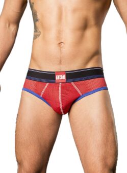�����-����� "Backless Briefs Bond Street - Red/Navy/Black" 