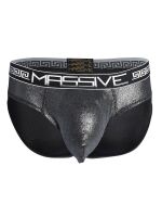 - "Massive Gladiator Briefs - Gun Metal" 