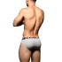 - "Happy Modal Briefs - Heather Grey" 
