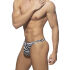 - "Zebra Thong - Black" 